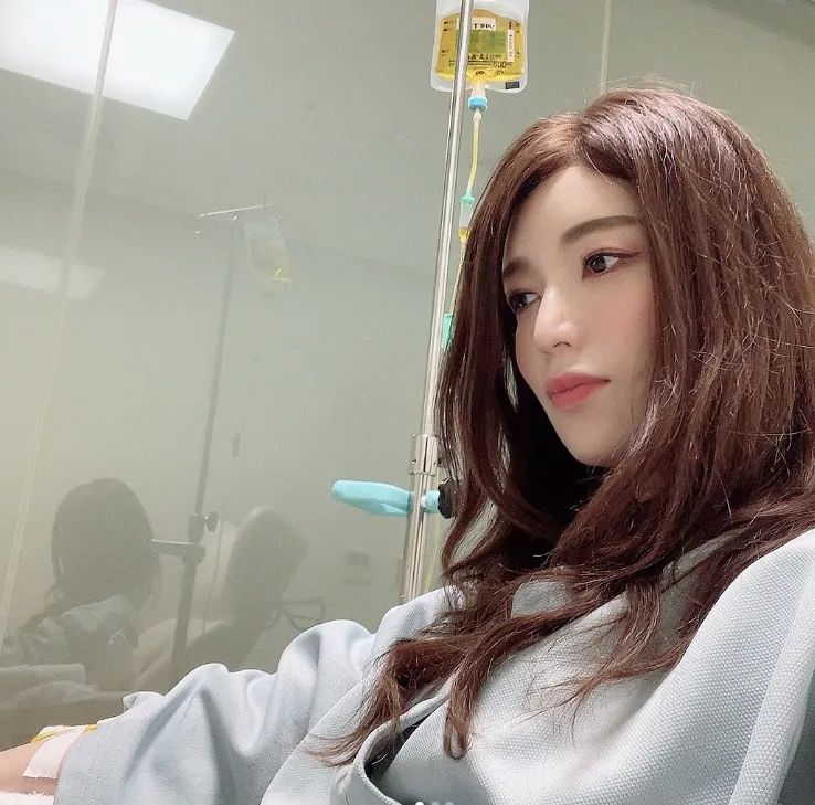 居原田麗在病中仍保持美好形象。翻攝Instagram/居原田麗