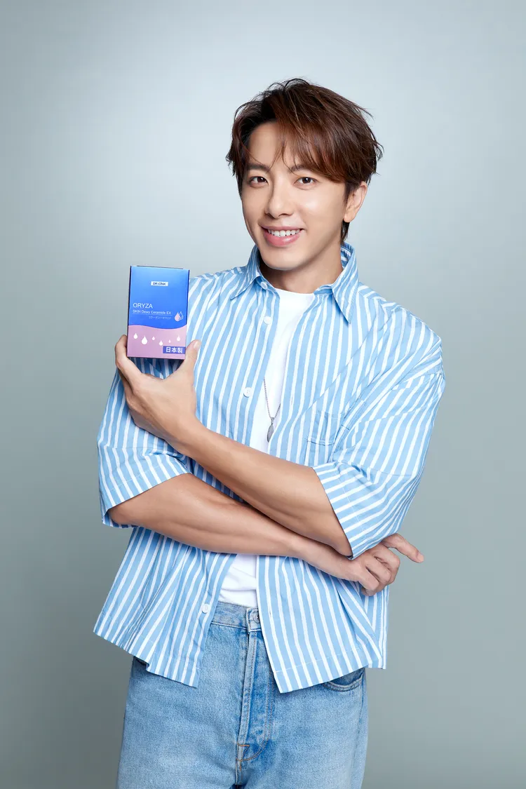 坤達成為醫美保養品牌DR.CINK美妍保健食品年度代言人。品牌提供