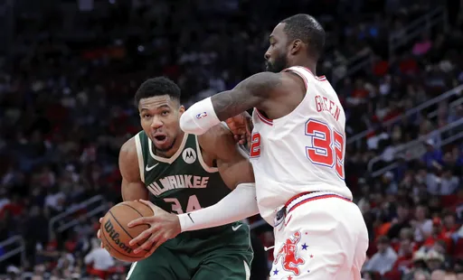 字母哥得48分还没赢　公鹿败给7人得分两位数的火箭