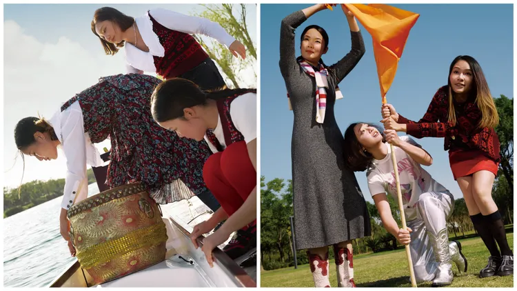 GANNI龍年系列聚焦在3位具影響力的賽龍舟女性槳手。品牌提供