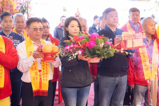 竹市明烈宫庆成祈安五朝建醮大典 高虹安祈福市民平安