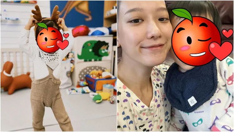 近半年時間孟耿如社群都沒有老公黃子佼身影，只有與可愛女兒玉米的甜蜜合照。翻攝自孟耿如IG