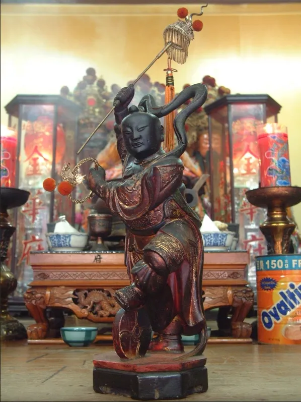 蔡天民藝師作品，金華府中壇元帥。台南市文化資產管理局