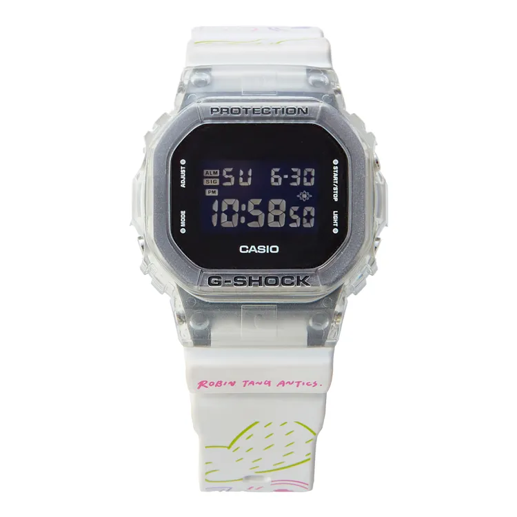 G-SHOCK X 羅賓唐聯名腕錶DW5600SKEGT10-SET，5000元。品牌提供