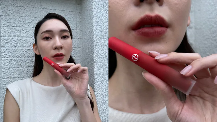 Model示範#200曖昧桃粉。張家玲攝