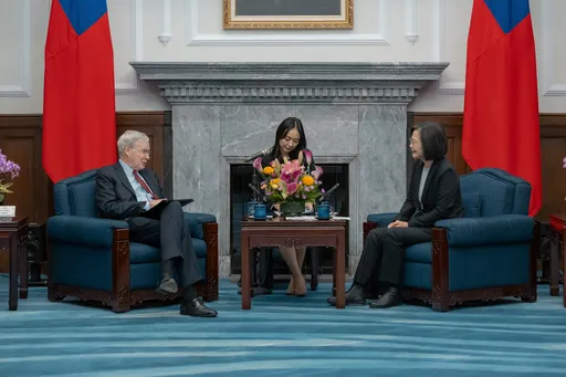 接見美國高階官員代表團　蔡英文：凸顯台美堅實夥伴關係