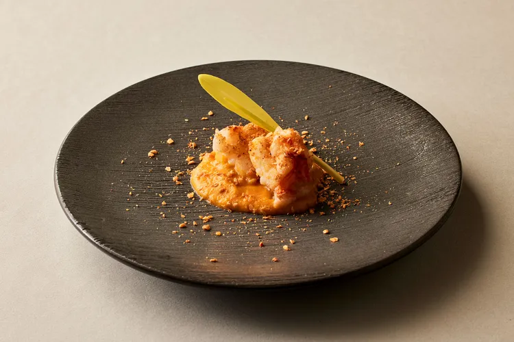 加勒比海龍蝦卡菲醬。業者提供