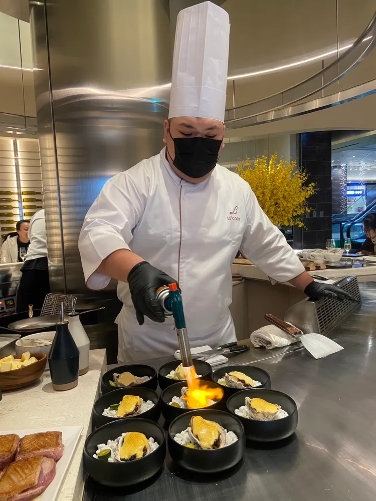 樂葵法式鐵板燒1460元的價格很有競爭力。陳揚盛攝