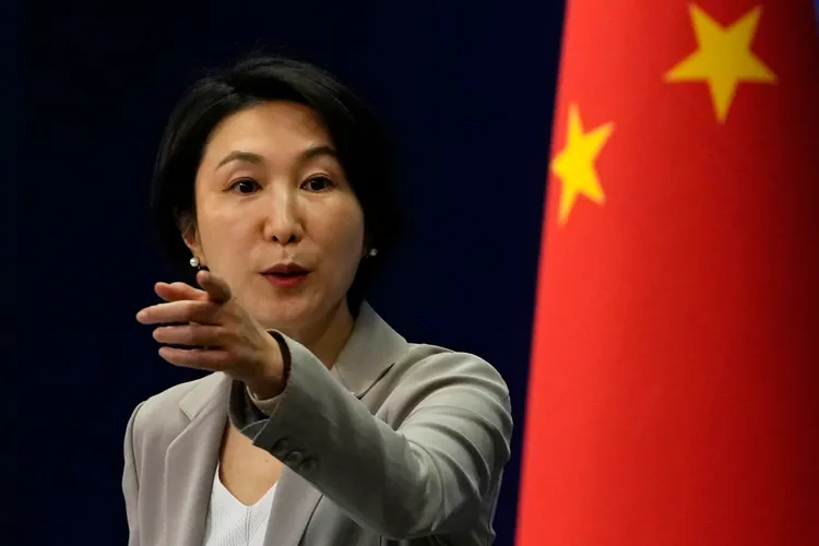 中國外交部發言人毛寧。資料照片