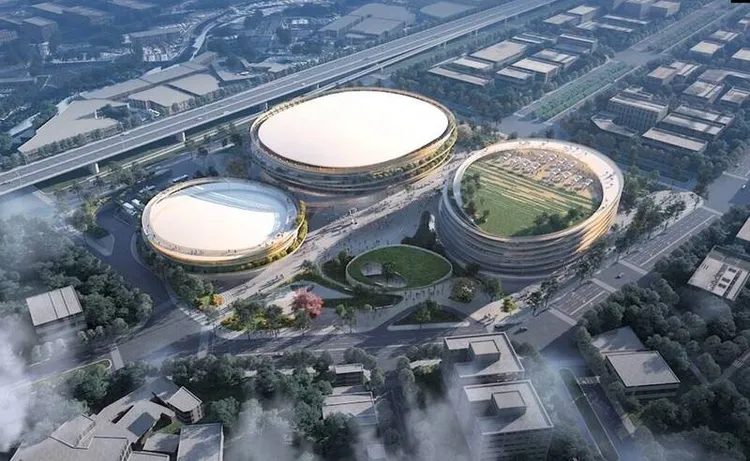 台中巨蛋示意圖。市府提供