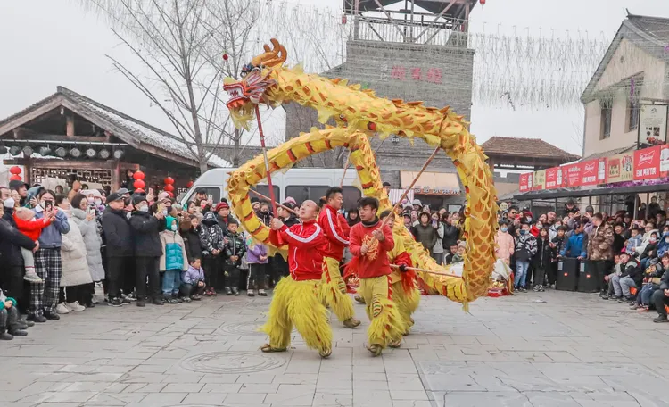 中國河北遵化元旦迎新年活動。新華社