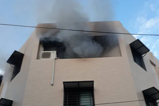 高雄民宅起火!1男1女驚慌逃命 警消破門赫見焦屍