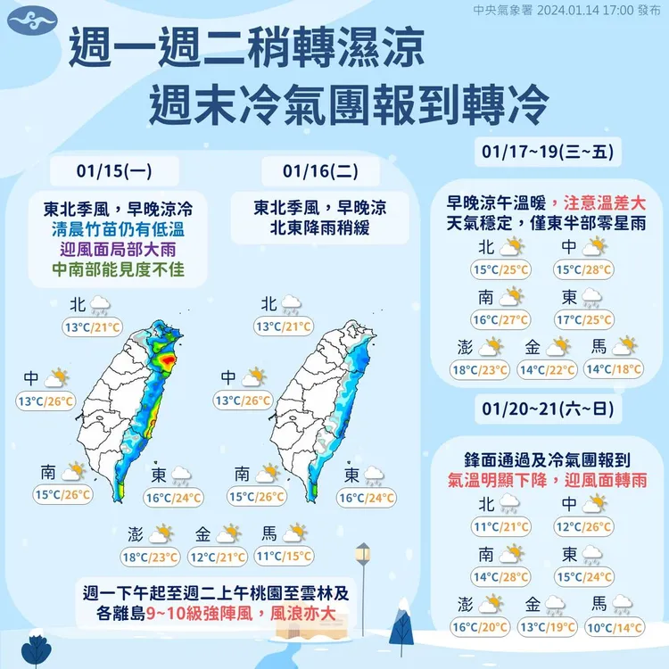 氣象署提供