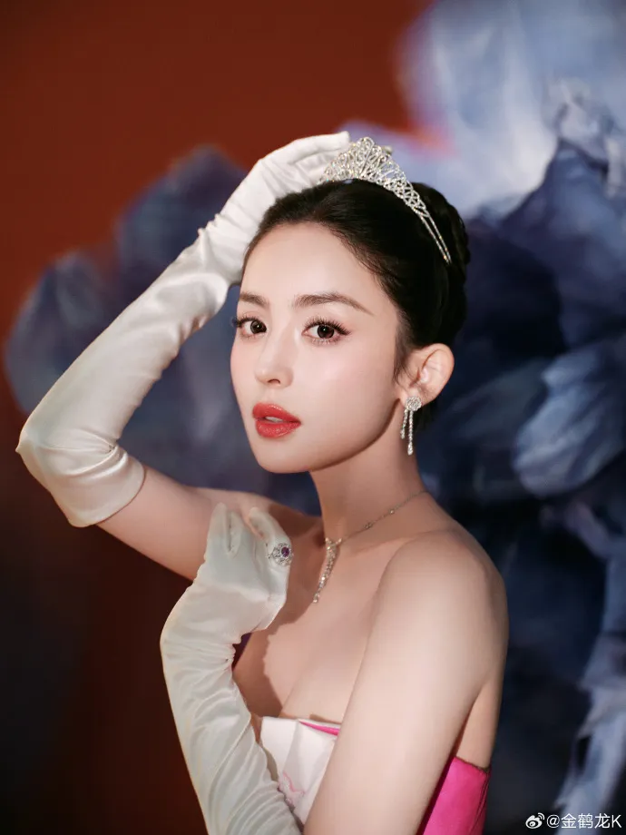 古力娜扎與金鶴龍合作的妝容。翻攝金鶴龍微博