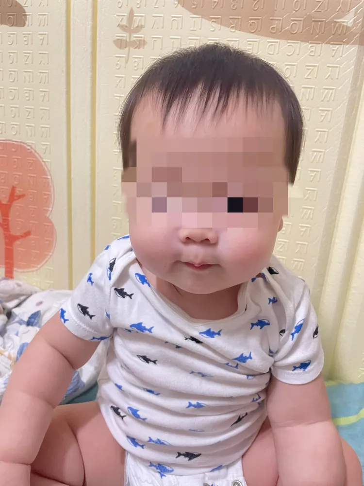 11月男嬰是個米其林寶寶。翻攝自林彥汝臉書