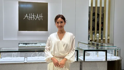 吳姍儒用「甜不辣」美搭AHKAH珠寶 情人節喊話尪送「保險箱」