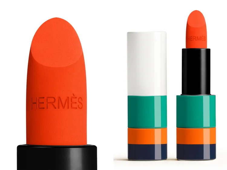 Rouge Hermès唇膏#44 Orange Néon，3050元。品牌提供