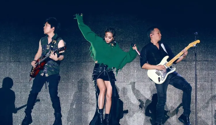 蔡依林2018年曾為五月天北京鳥巢演唱會站台。翻攝蔡依林IG