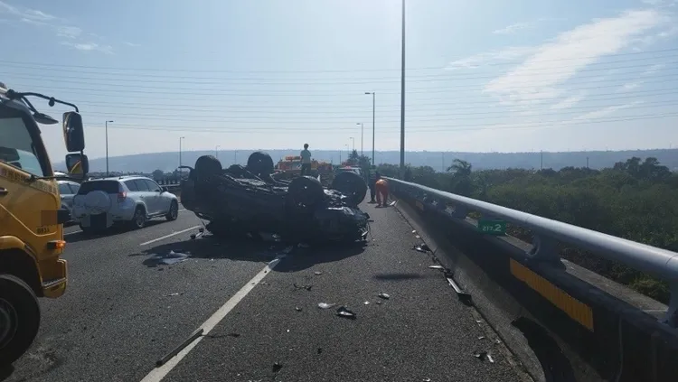 這起事故造成3人輕傷送醫。民眾提供