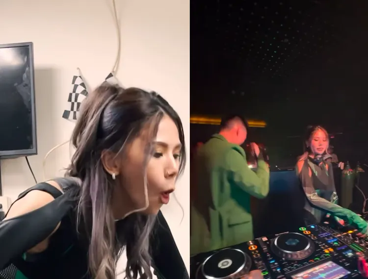 蕾菈表演前難掩緊張心情。翻攝蕾菈IG