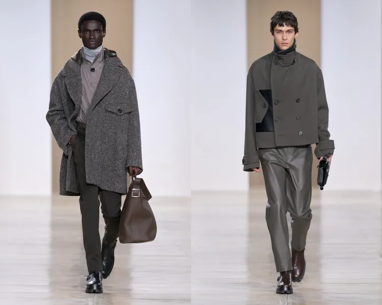 愛馬仕2024秋冬男裝秀。品牌提供