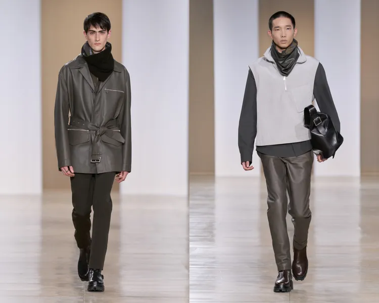 愛馬仕2024秋冬男裝秀。品牌提供
