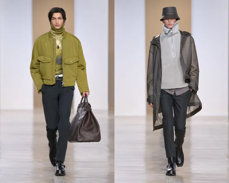 愛馬仕2024秋冬男裝秀。品牌提供