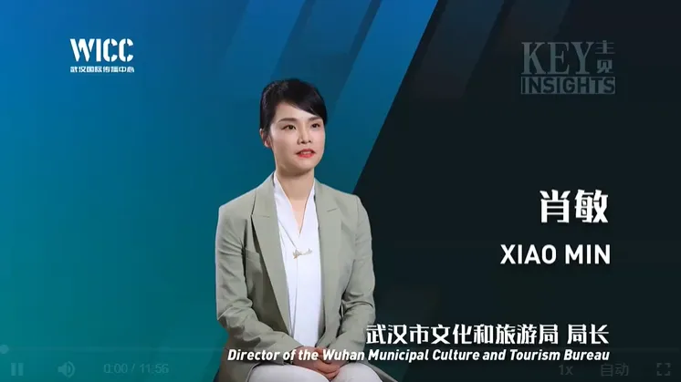 身為中國官場「顏值擔當」，肖敏上遍湖北省各大媒體。翻攝微博/湖北省委組織部