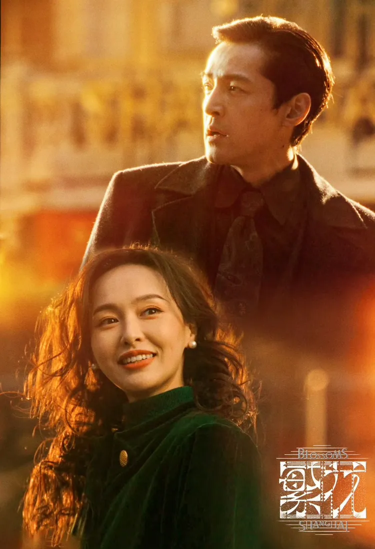 胡歌（上）和唐嫣已是5度合作。翻攝《繁花》微博