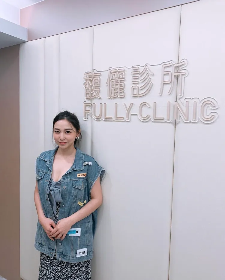 Bella在沈建宏投資的醫美診所。翻攝 Bella IG