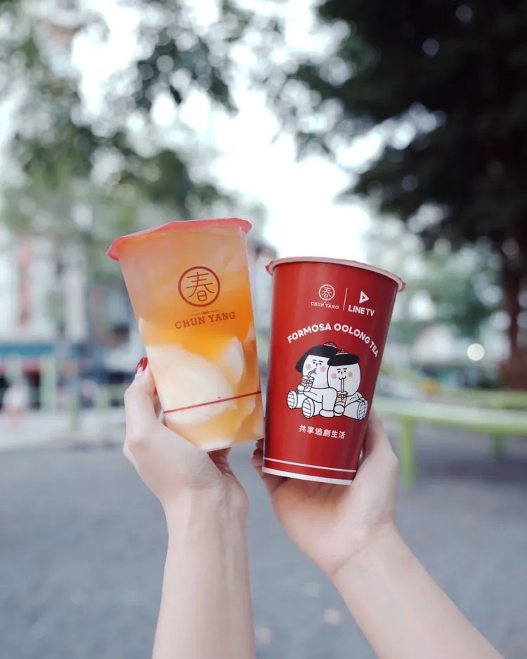 春陽茶事xLINE TV 聯名新品。業者提供