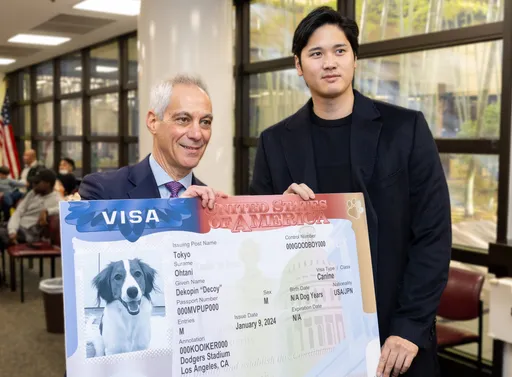 大谷翔平愛犬擁「雙重國籍」！美簽曝光　護照號碼有貓膩