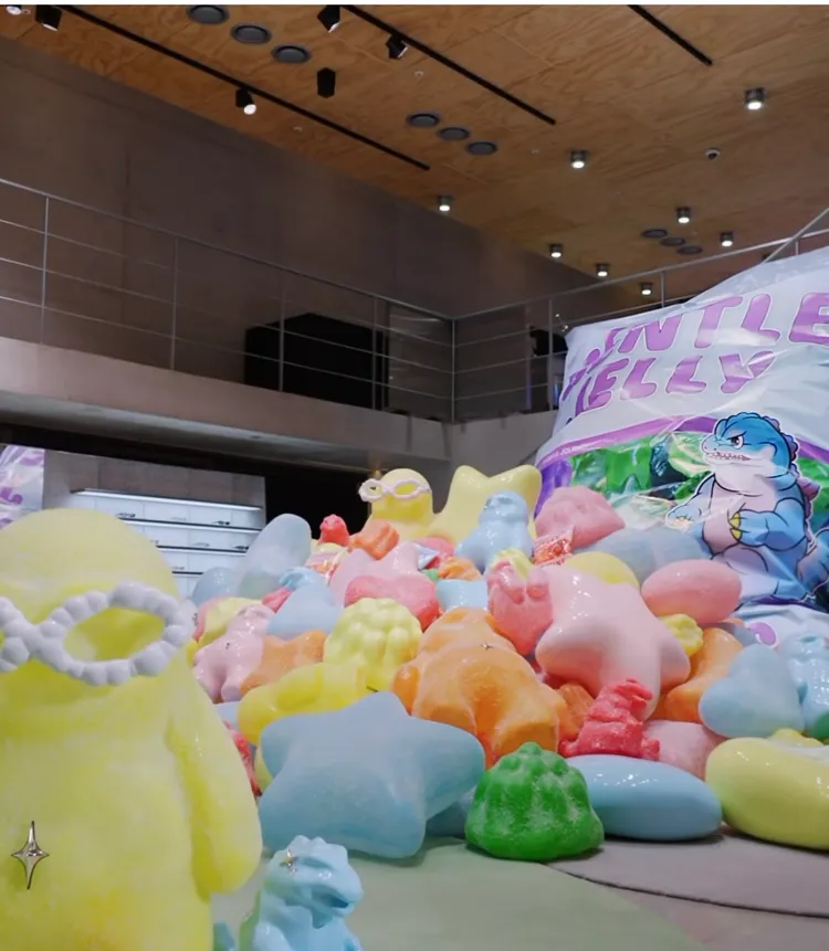 「GENTLE JELLY」系列首爾快閃店。翻攝GENTLE MONSTER IG
