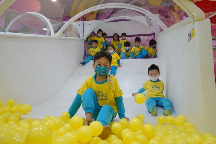 基隆市府打造兒童友善遊戲空間。市府提供