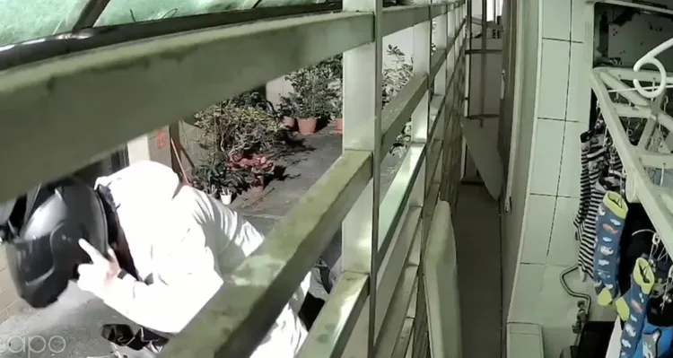 謝姓男子往往趁凌晨4、5點時行竊。翻攝畫面