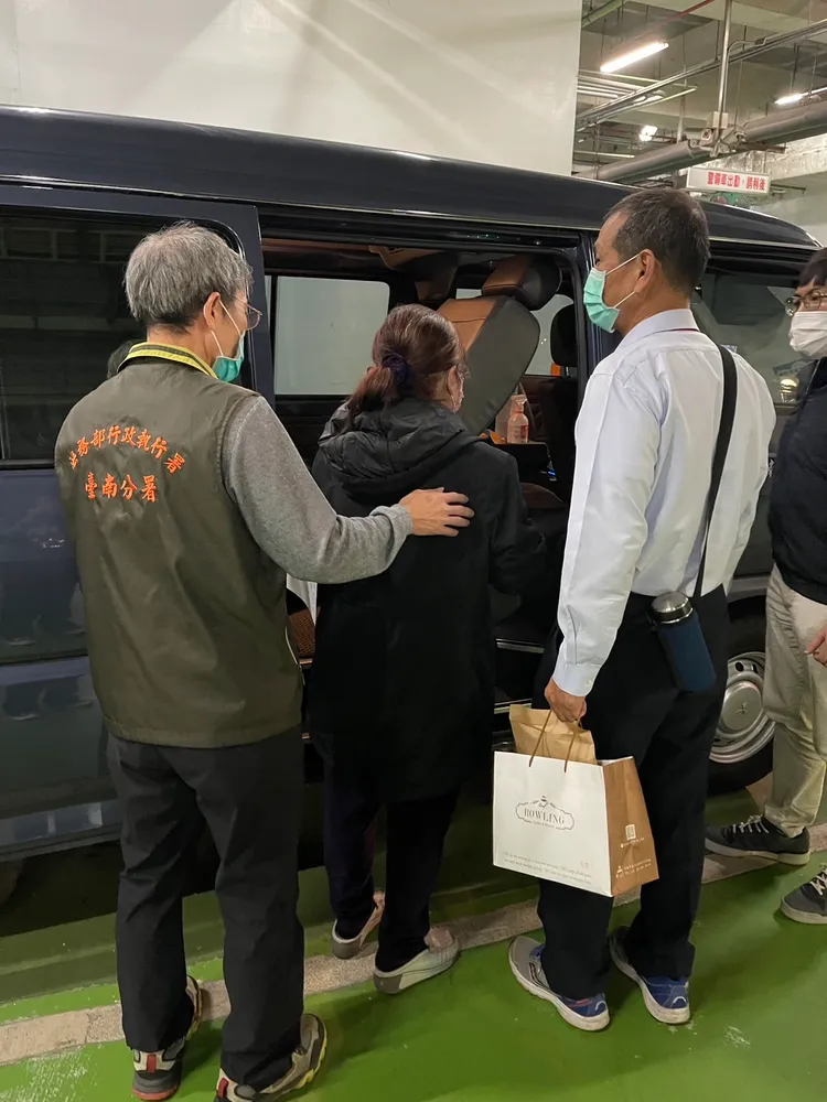 徐女遭拘提到案仍不吐實。臺南分署提供