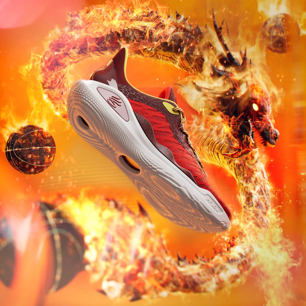 CURRY 11 X BRUCE LEE聯名籃球鞋(Fire),5580元。品牌提供