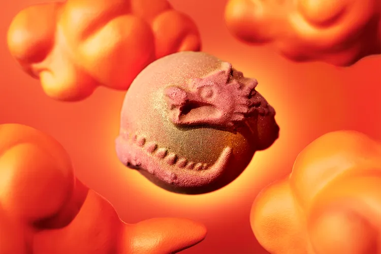 LUSH龍的傳人氣泡彈，450元。品牌提供