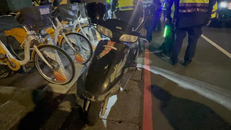 林男5度偷同一車才被逮。翻攝畫面