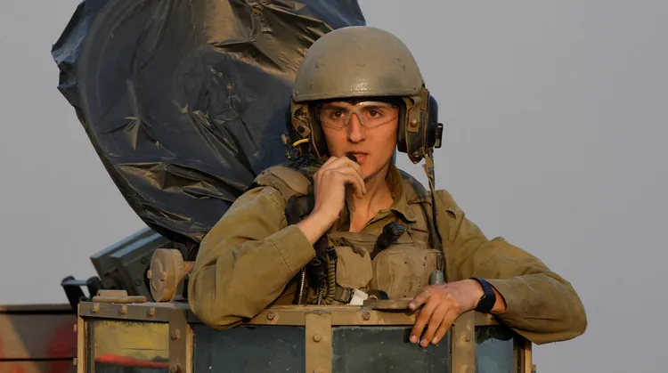 以色列從事戰鬥任務的美麗女兵。路透社