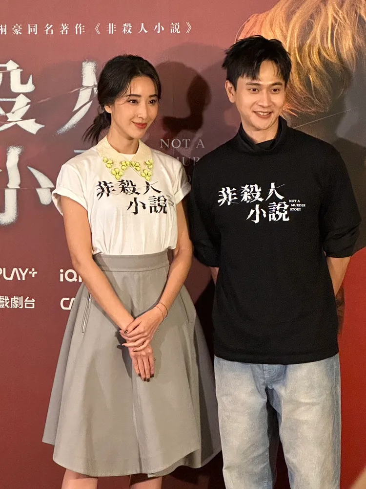 隋棠（左）和劉冠廷首次合作。趙大智攝