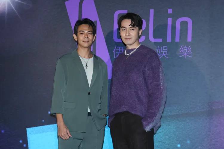 張雁名（右）與孫綻。彭欣偉攝