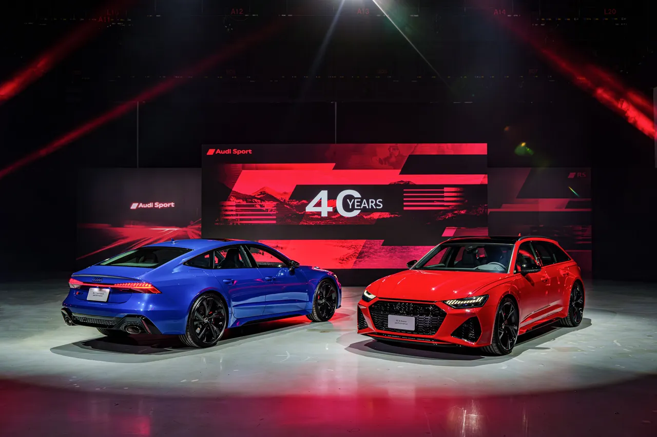 性能轎旅Audi RS 6 Avant performance及RS 7 Sportback performance也在去年連袂登台,偕同Audi Sport性能車系創下成長達21.5%的佳績。原廠照片