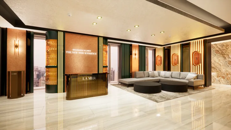 海洋拉娜極奢原晶護膚水晶頂層套房。品牌提供