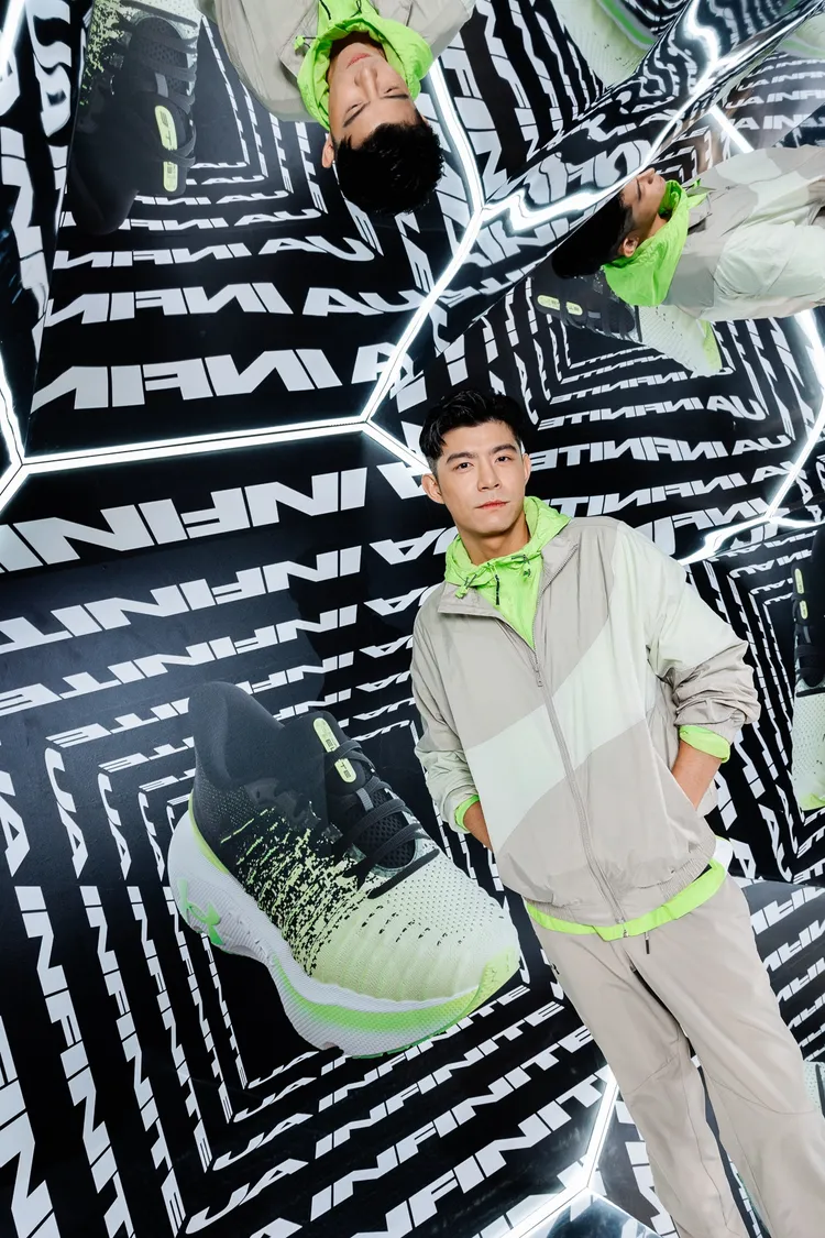 熱愛運動的王柏傑自稱為「業餘跑者」。品牌提供