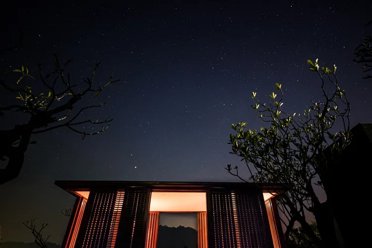 涵碧樓星空夜景。業者提供