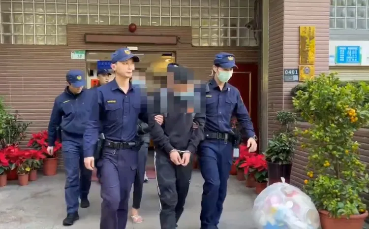 馮男等人遭送辦。翻攝畫面