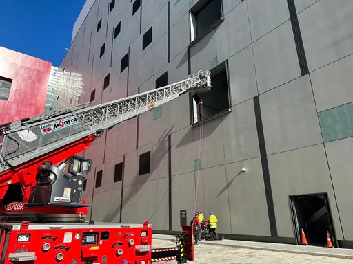 119消防節沒放假 桃園打火兄弟消防演練