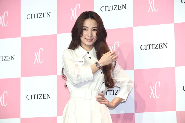 田馥甄戴上CITIZEN最新女錶。攝影中心攝