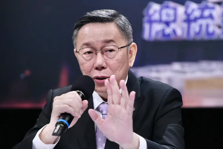 柯文哲若當選總統，將是第一個非國民黨或民進黨籍的民選總統。資料照片